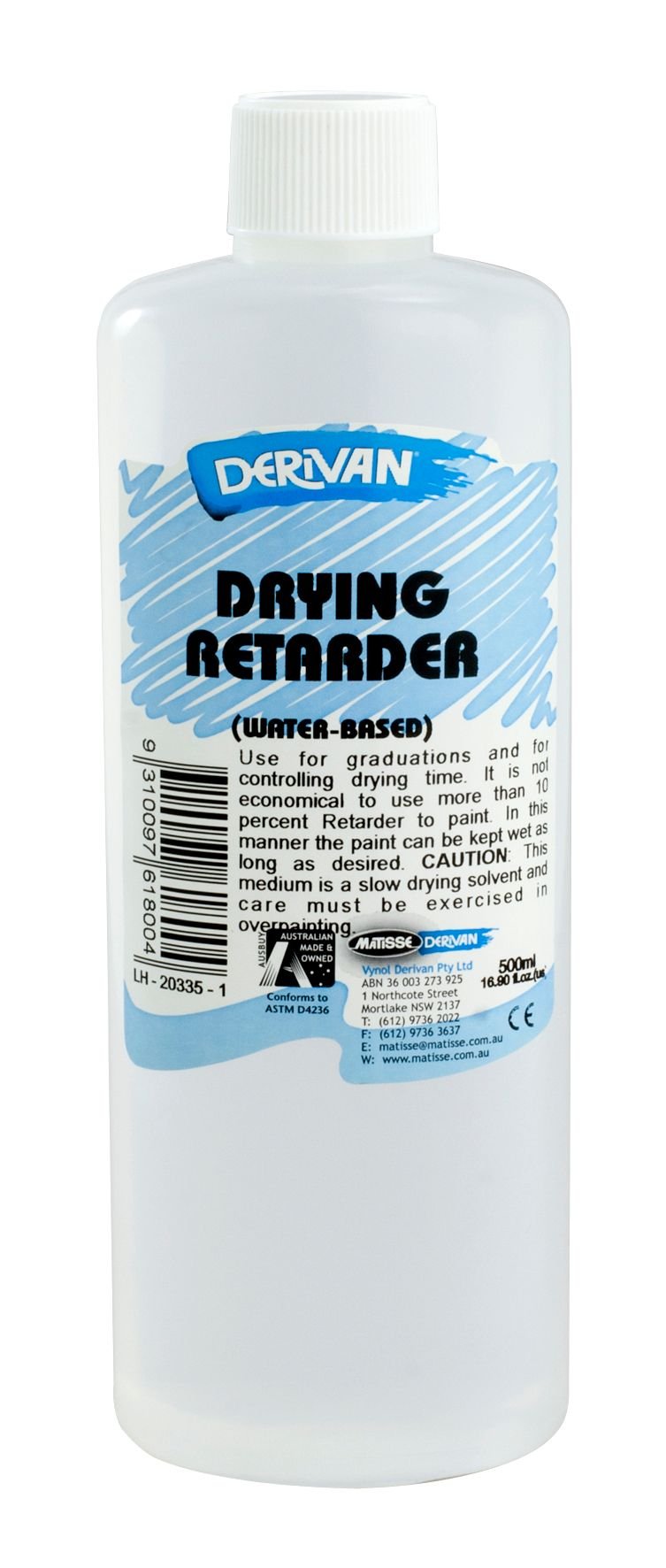 Derivan Drying Retarder 500ml - theartshop.com.au