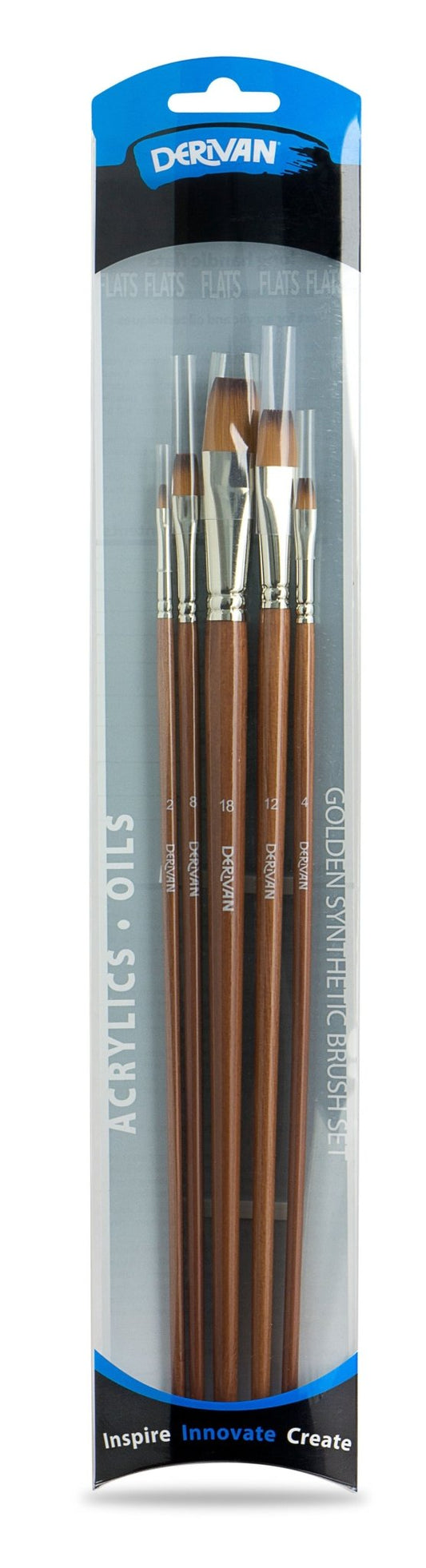 Derivan Golden Synthetic Set 5 - theartshop.com.au