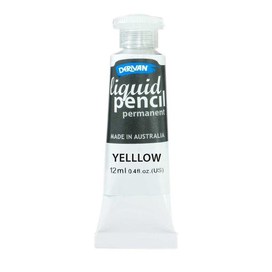 Derivan Liquid Pencil 12ml Permanent Yellow - theartshop.com.au