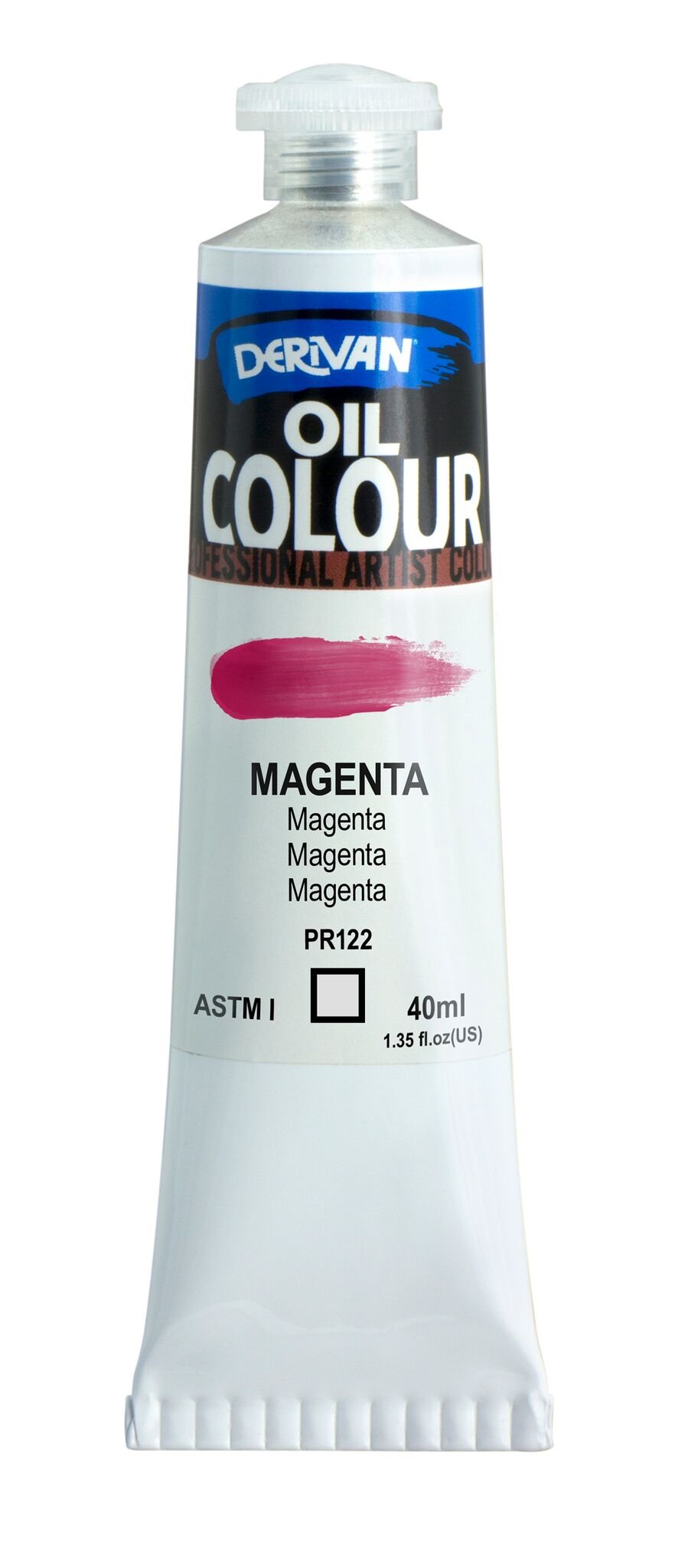Derivan Oil Paint 40ml Magenta - theartshop.com.au