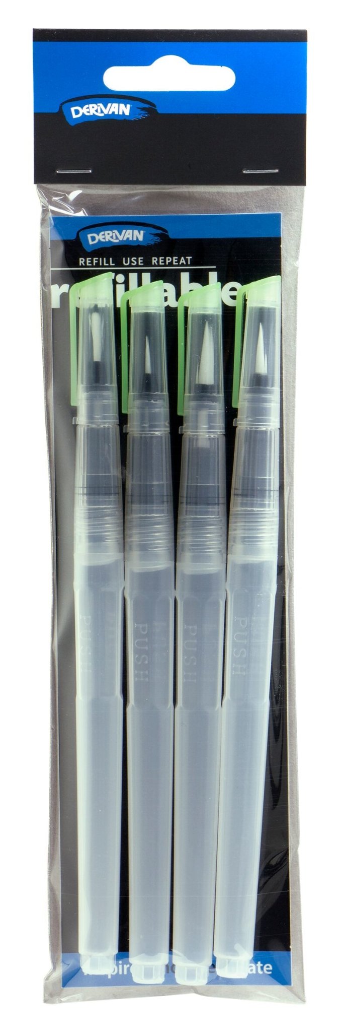 Derivan Refillables Water Pen Set 4 - theartshop.com.au