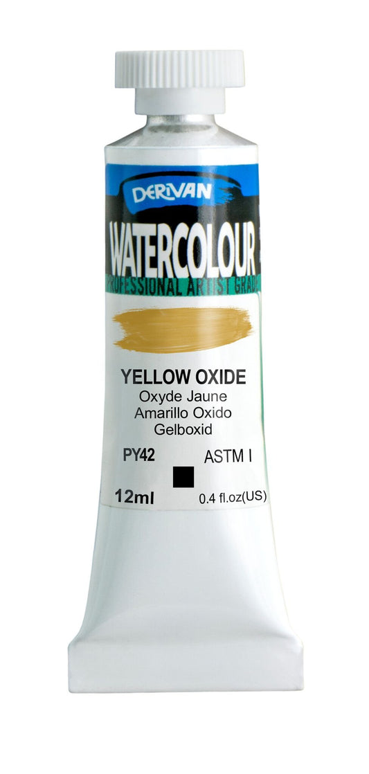 Derivan Watercolour 12ml Yellow Oxide - theartshop.com.au