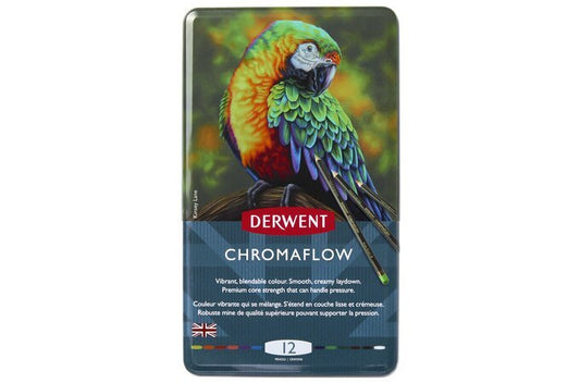 Derwent Chromaflow Tin 12 - theartshop.com.au