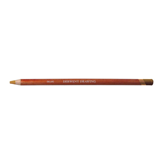 Derwent Drawing Pencil Brown Ochre - theartshop.com.au