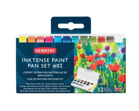 Derwent Inktense Paint Pan Palette #2 - theartshop.com.au