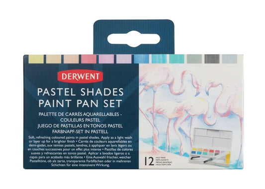 Derwent Pastel Shades Paint Pan Set - theartshop.com.au
