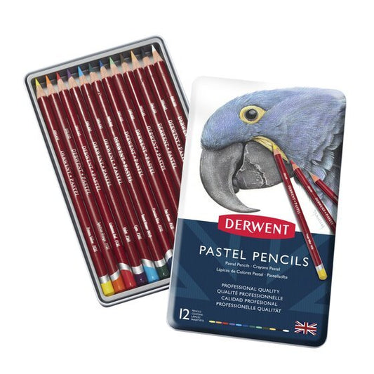 Derwent Pastel Tin 12 - theartshop.com.au