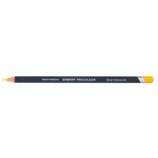 Derwent Procolour Pencil Deep Cadmium 06 - theartshop.com.au