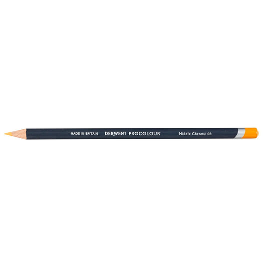 Derwent Procolour Pencil Middle Chrome 08 - theartshop.com.au