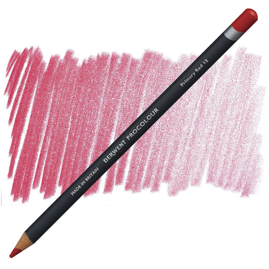 Derwent Procolour Pencil Primary Red 12 - theartshop.com.au