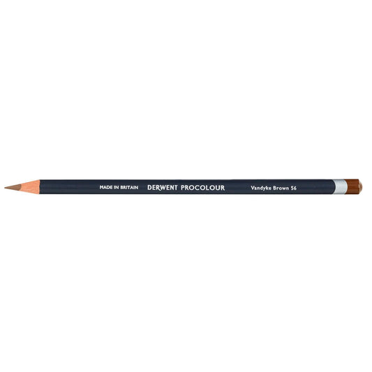 Derwent Procolour Pencil Vandyke Brown 56 - theartshop.com.au