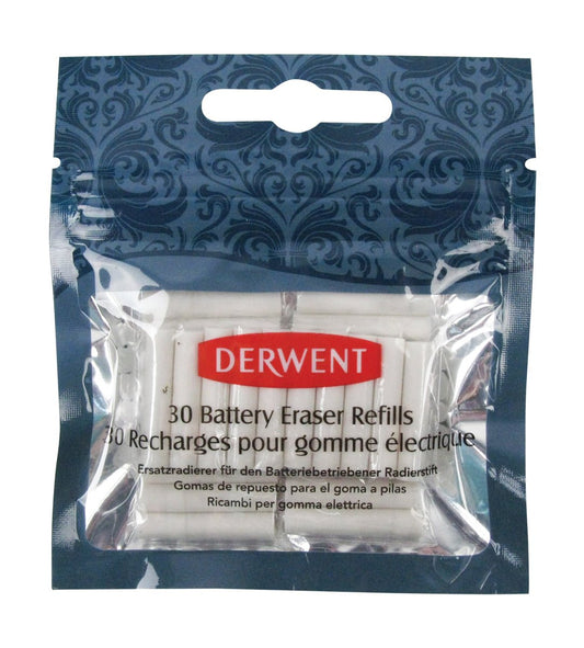 Derwent Replacement for Battery Eraser Pkt 30 - theartshop.com.au