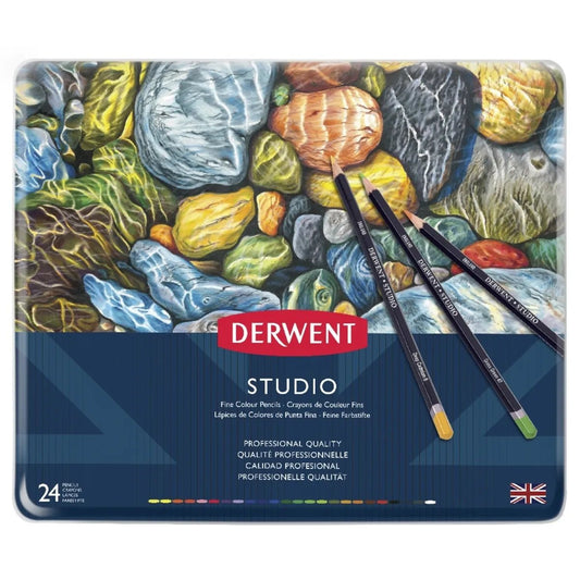 Derwent Studio Tin 24 - theartshop.com.au