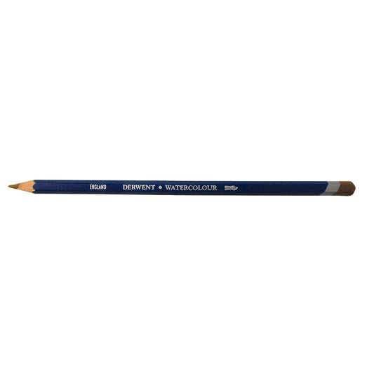 Derwent Watercolour Pencil 56 Raw Umber - theartshop.com.au