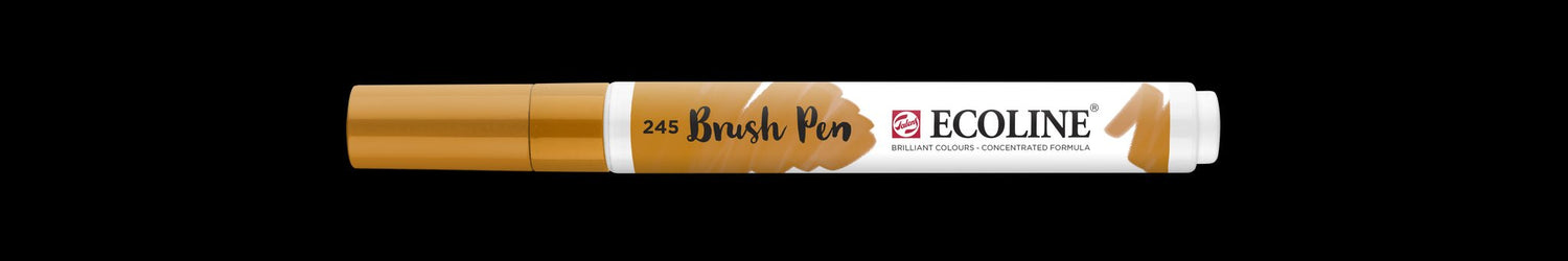 Ecoline Brush Pen 245 Saffron Yellow - theartshop.com.au
