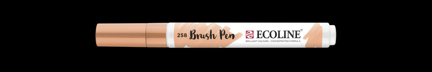 Ecoline Brush Pen 258 Apricot - theartshop.com.au