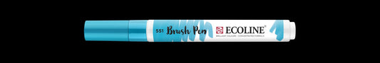 Ecoline Brush Pen 551 Sky Blue Light - theartshop.com.au