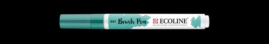 Ecoline Brush Pen 661 Turquoise Green - theartshop.com.au