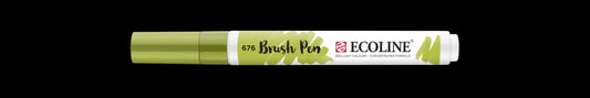 Ecoline Brush Pen 676 Grass Green - theartshop.com.au