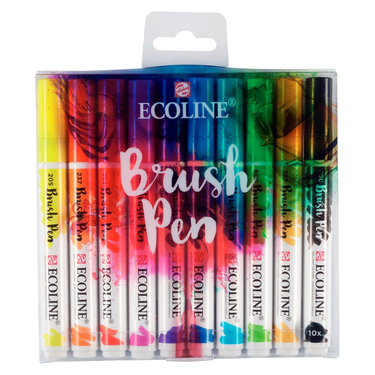 Ecoline Brush Pen Set 10 - theartshop.com.au