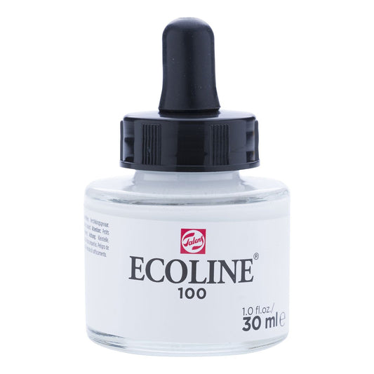 Ecoline Liquid Watercolour 30ml 100 Titanium White - theartshop.com.au