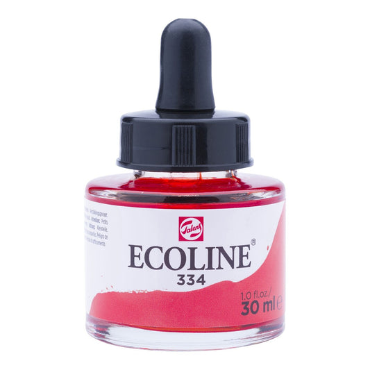 Ecoline Liquid Watercolour 30ml 334 Scarlet - theartshop.com.au