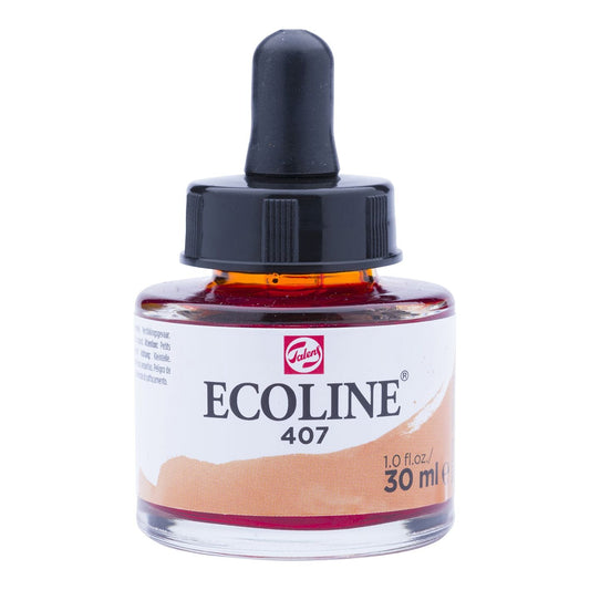 Ecoline Liquid Watercolour 30ml 407 Deep Ochre - theartshop.com.au