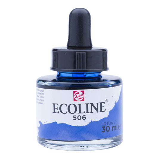 Ecoline Liquid Watercolour 30ml 506 Ultramarine Deep - theartshop.com.au