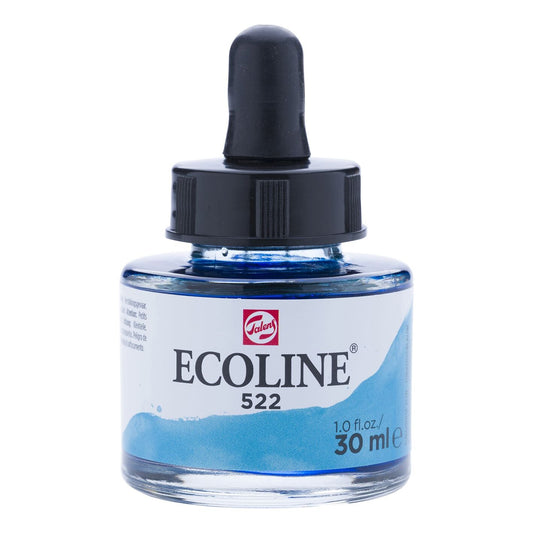 Ecoline Liquid Watercolour 30ml 522 Turquoise Blue - theartshop.com.au