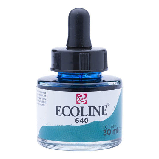 Ecoline Liquid Watercolour 30ml 640 Bluish Green - theartshop.com.au