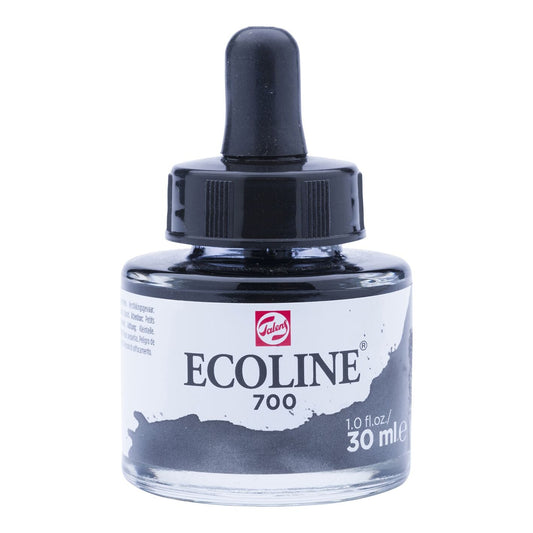 Ecoline Liquid Watercolour 30ml 700 Black - theartshop.com.au