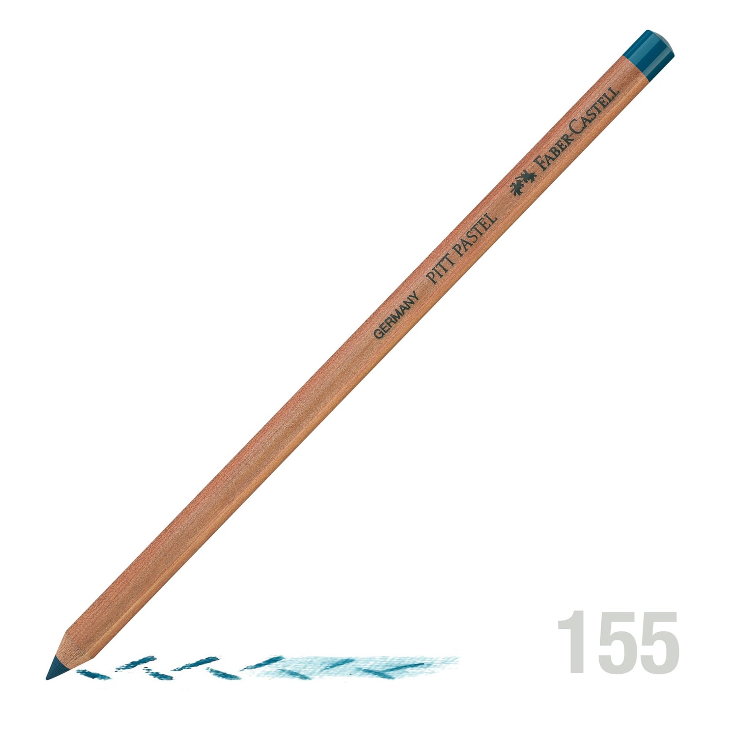 Faber Pitt Pastel Pencil 155 Helio Turquoise - theartshop.com.au