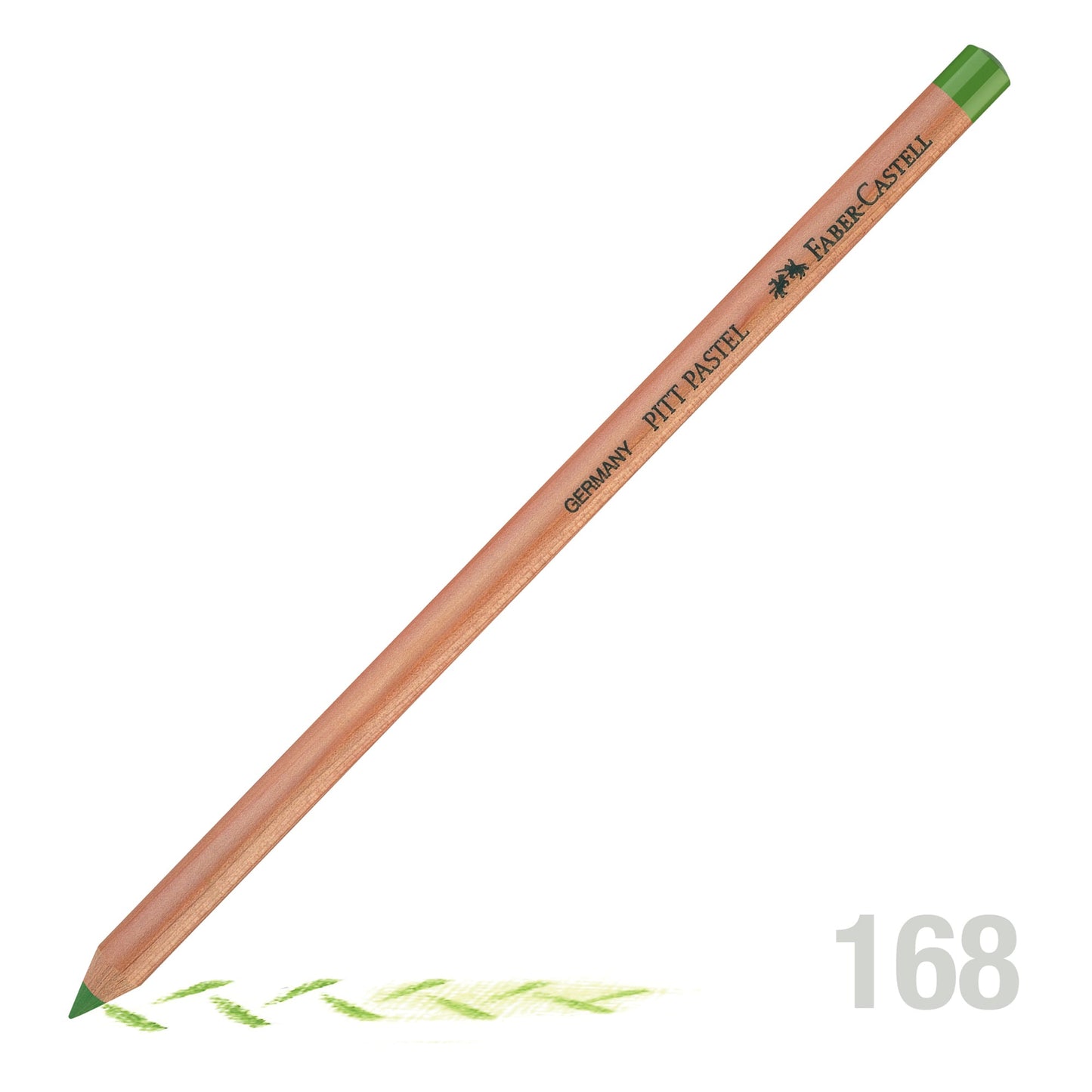 Faber Pitt Pastel Pencil 168 Earth Green Yellowish - theartshop.com.au