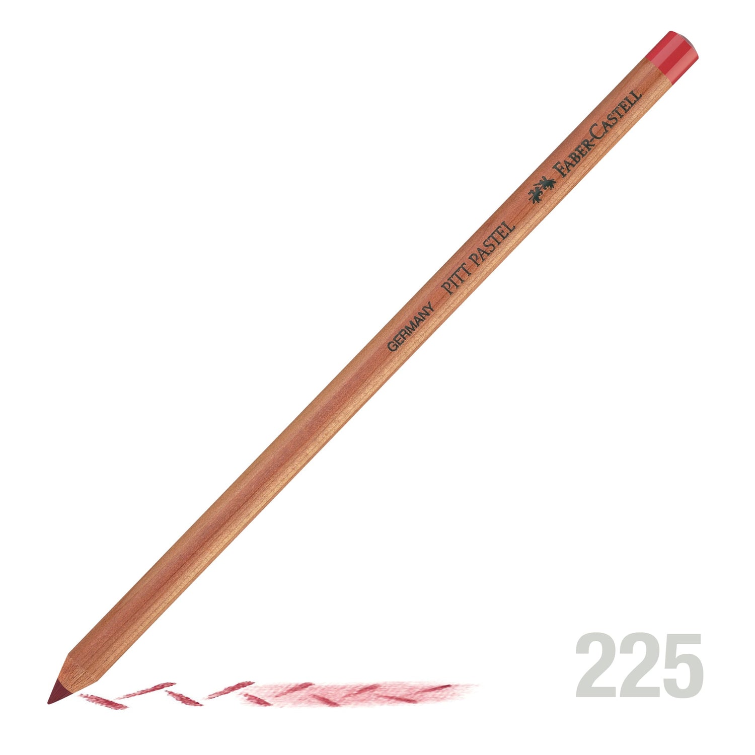 Faber Pitt Pastel Pencil 225 Dark Red - theartshop.com.au