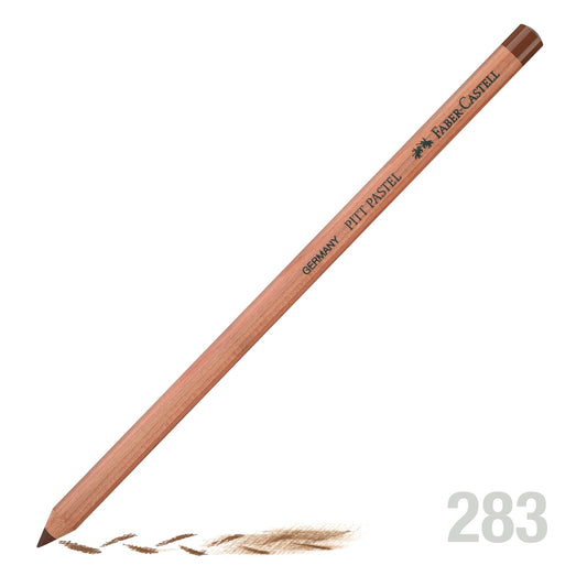 Faber Pitt Pastel Pencil 283 Burnt Sienna - theartshop.com.au