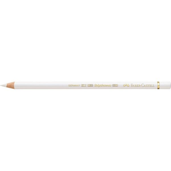 Faber Polychromos Pencil 101 White - theartshop.com.au