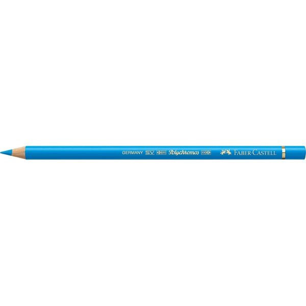 Faber Polychromos Pencil 152 Middle Phthalo Blue - theartshop.com.au