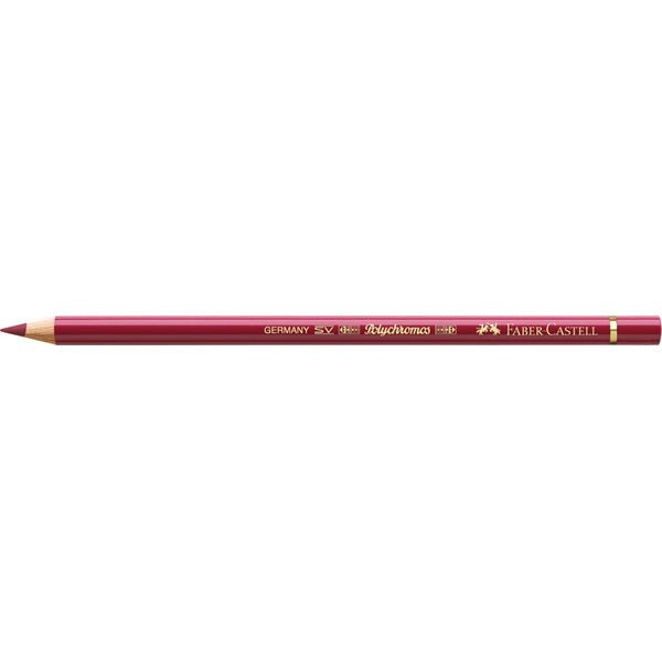 Faber Polychromos Pencil 225 Dark Red - theartshop.com.au