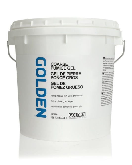 Golden Coarse Pumice Gel 3.78L - theartshop.com.au