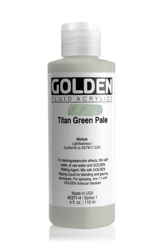 Golden Fluid 118ml Titan Green Pale - theartshop.com.au