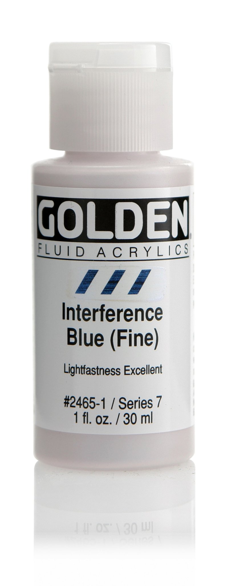 Golden Fluid Acrylic 30ml Interference Blue (fine) - theartshop.com.au