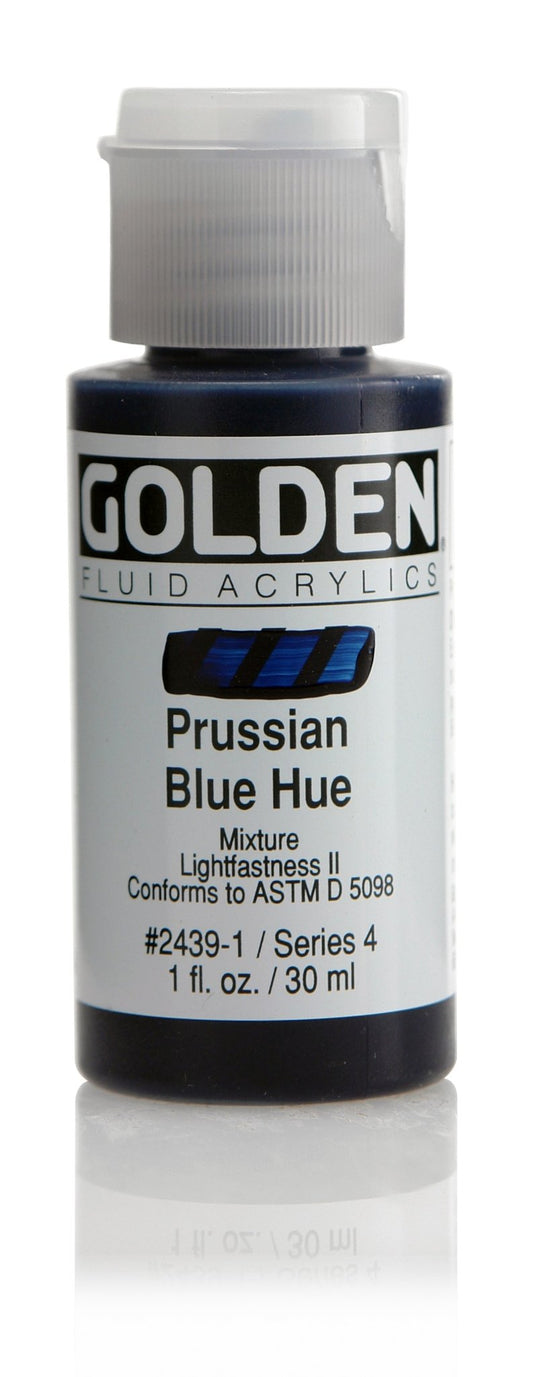 Golden Fluid Acrylic 30ml Prussian Blue Hue - theartshop.com.au