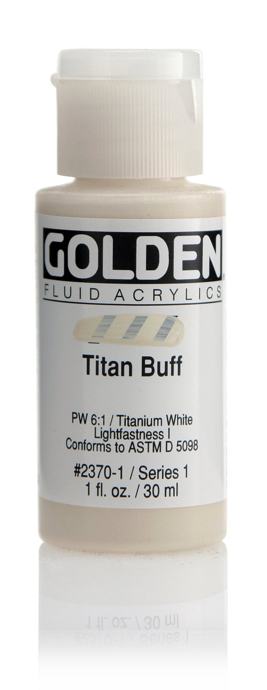 Golden Fluid Acrylic 30ml Titan Buff - theartshop.com.au