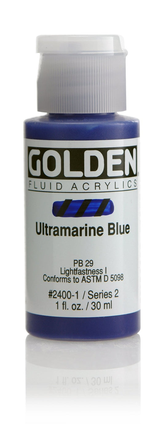 Golden Fluid Acrylic 30ml Ultramarine Blue - theartshop.com.au