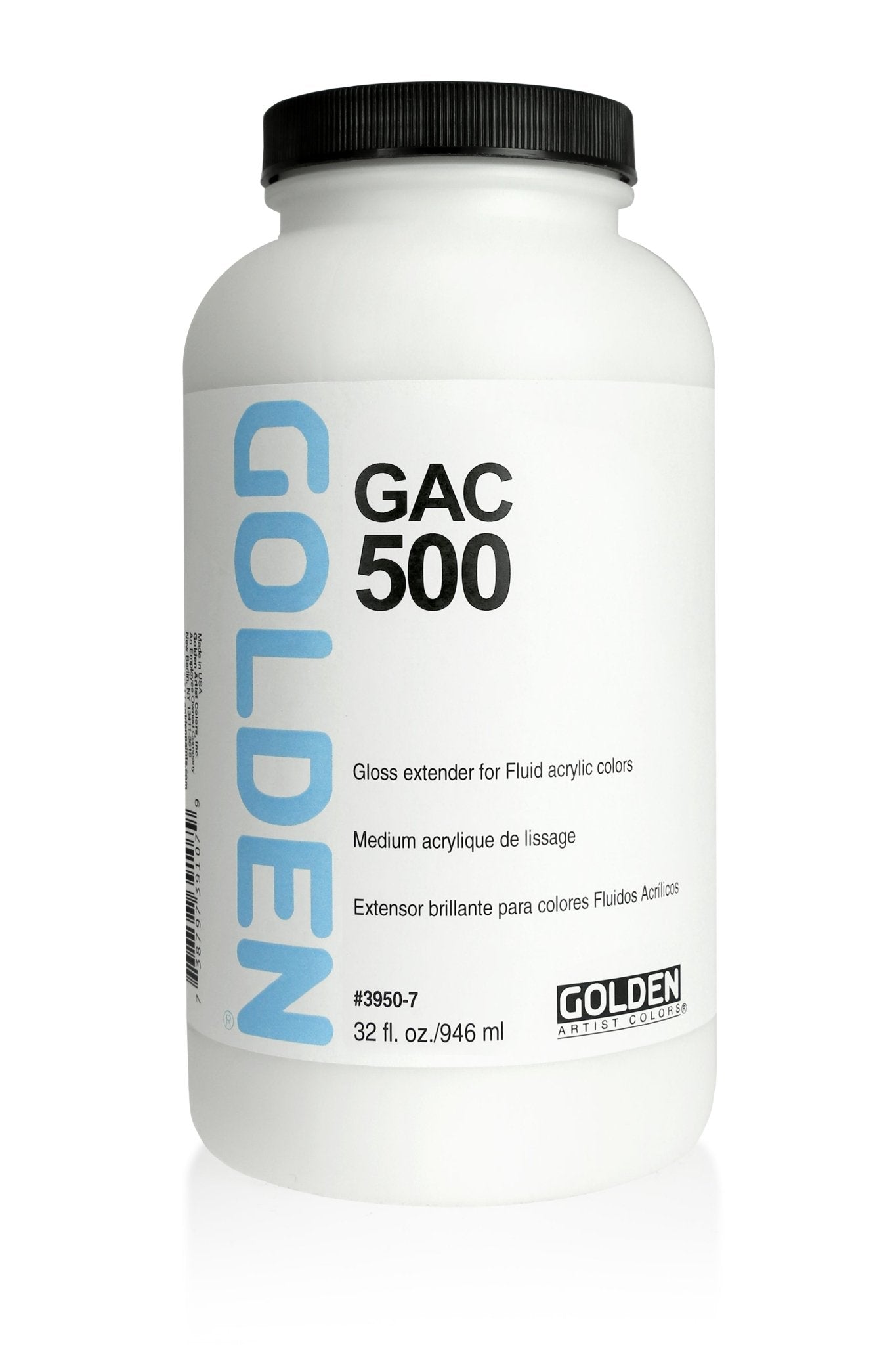 Golden GAC 500 Extends Fluid Acrylics 946ml - theartshop.com.au