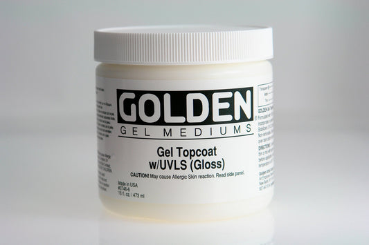 Golden Gel Top Coat w/UVLS (Gloss) 473ml - theartshop.com.au