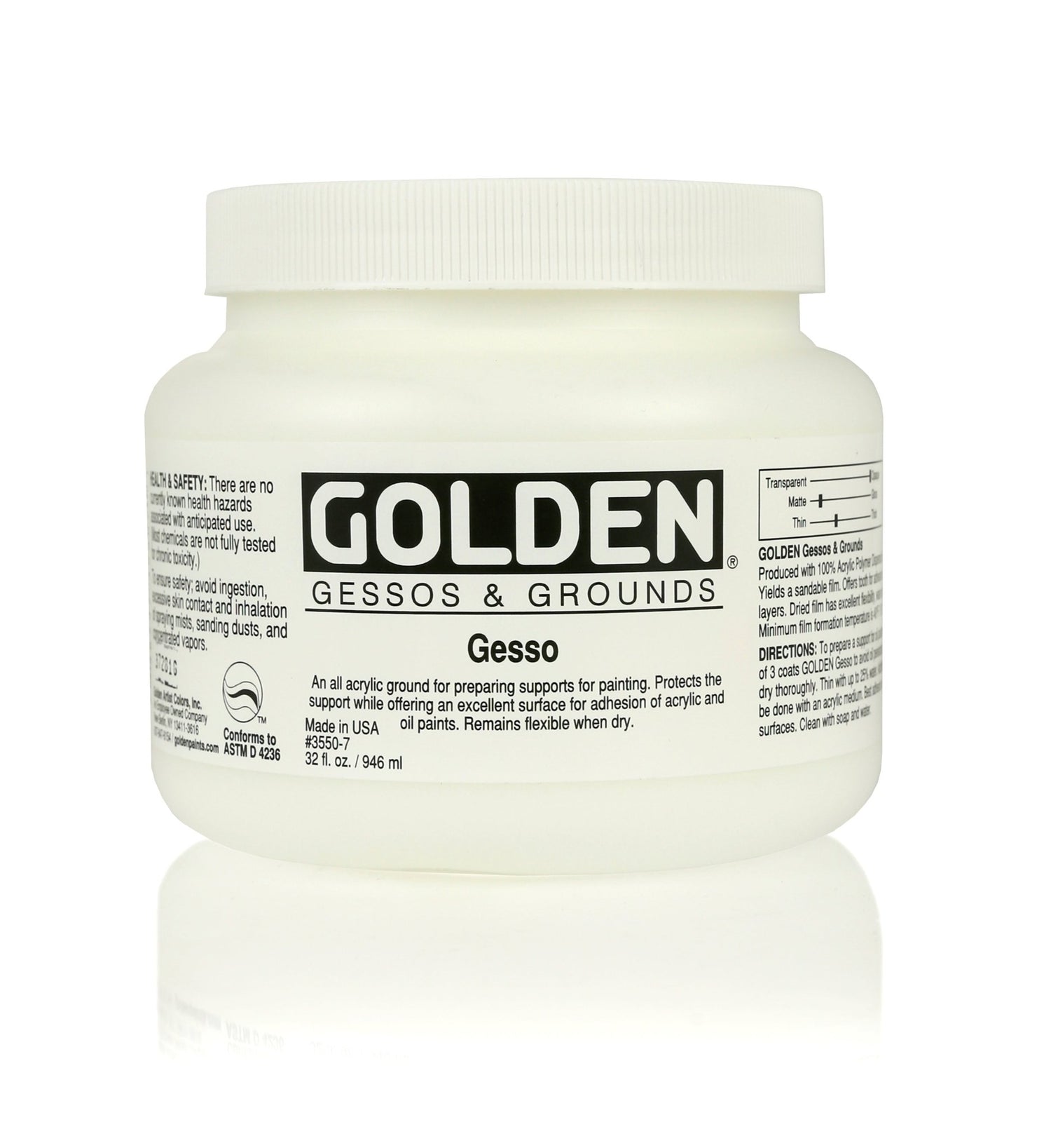 Golden Gesso 946ml - theartshop.com.au