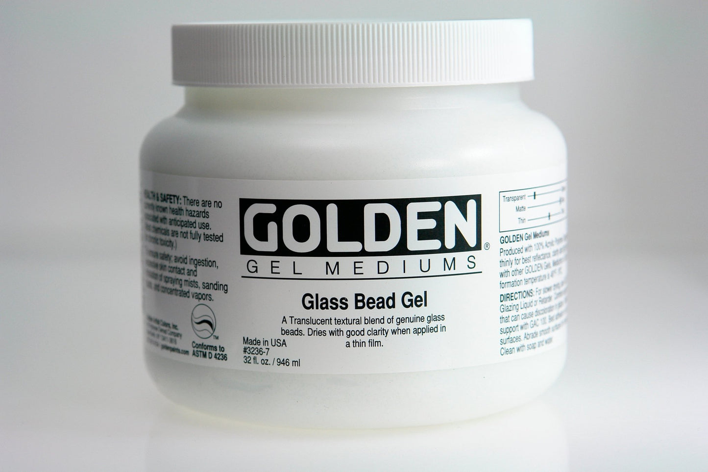 Golden Glass Bead Gel 946ml - theartshop.com.au