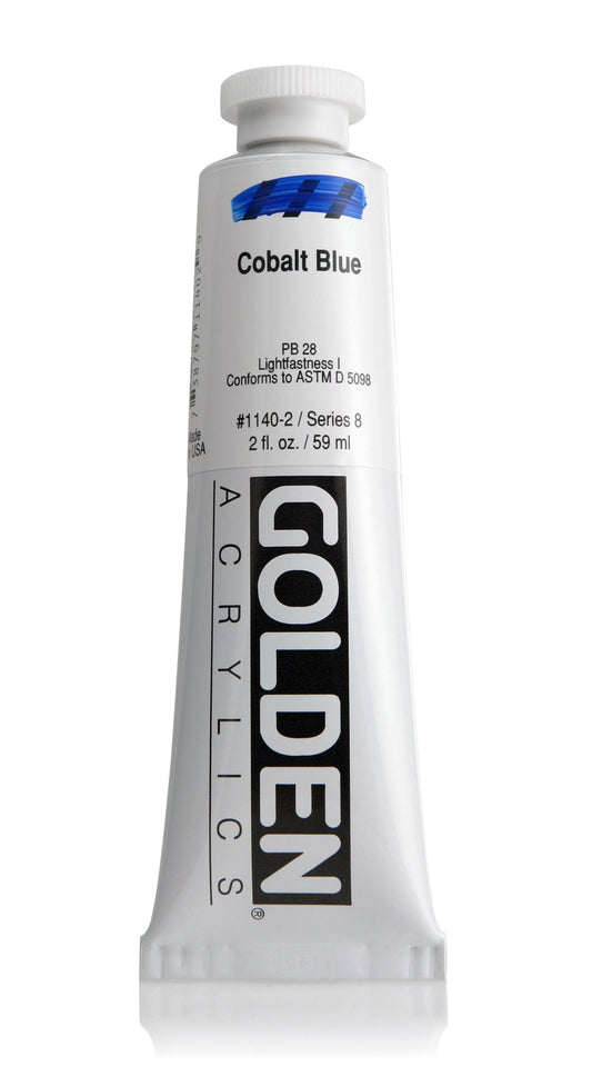 Golden Heavy Body Acrylic 59ml Cobalt Blue - theartshop.com.au