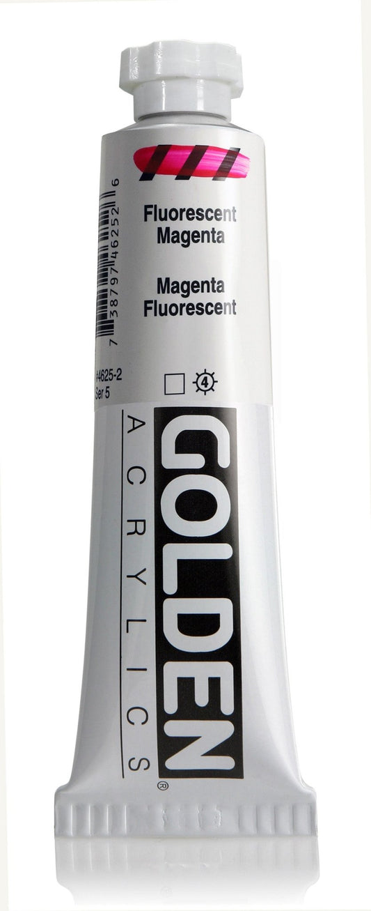 Golden Heavy Body Acrylic 59ml Fluorescent Magenta - theartshop.com.au
